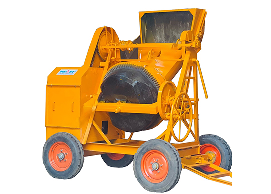 Concrete Mixer with Hydraulic Hopper