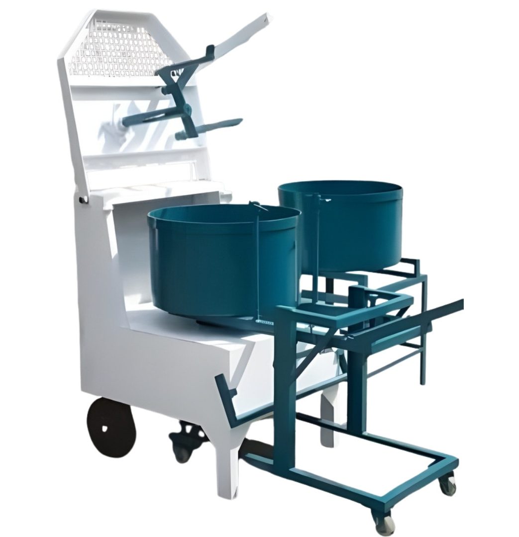 Concrete Mixer Double Drum with Removable Pan