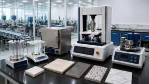 Tile Testing Equipment: Water Absorption, Breaking Strength & Abrasion per IS 13630