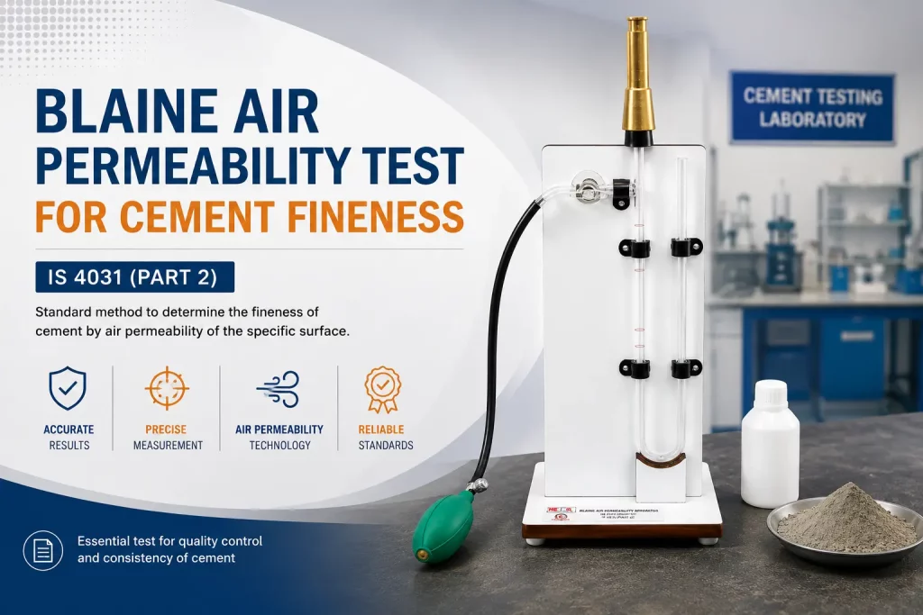 blaine air permeability test